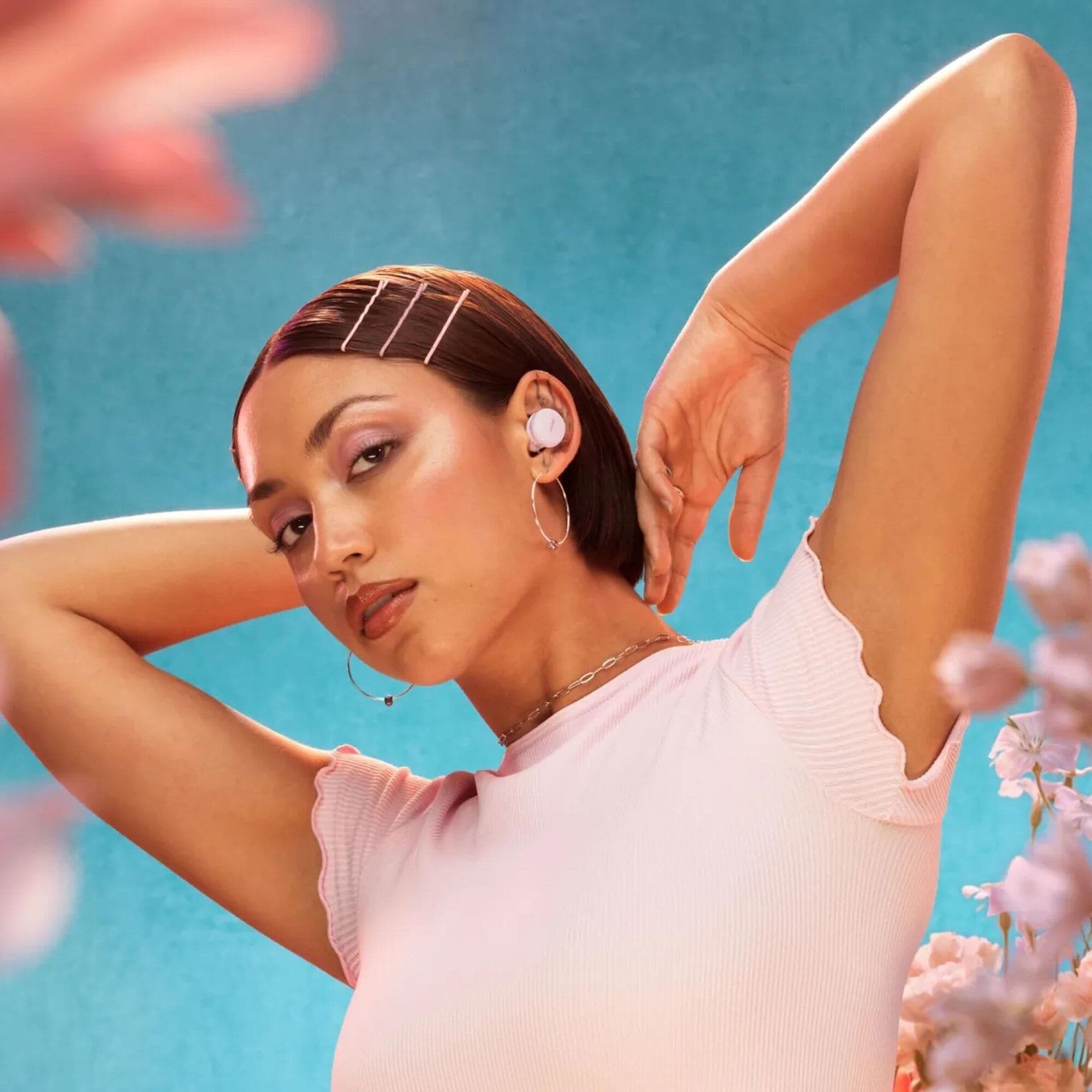 Bose QuietComfort Earbuds in Petal Pink