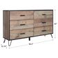 New Heritage Design Elk River 6-Drawer Dresser in Rustic Brown, , large