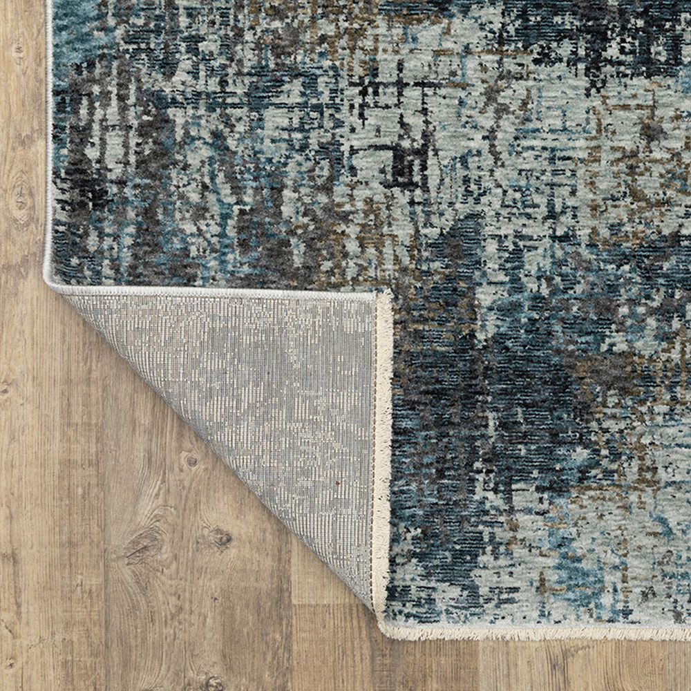Oriental Weavers Hayden 2&#39;3&quot; x 7&#39;6&quot; Blue and Grey Runner, , large