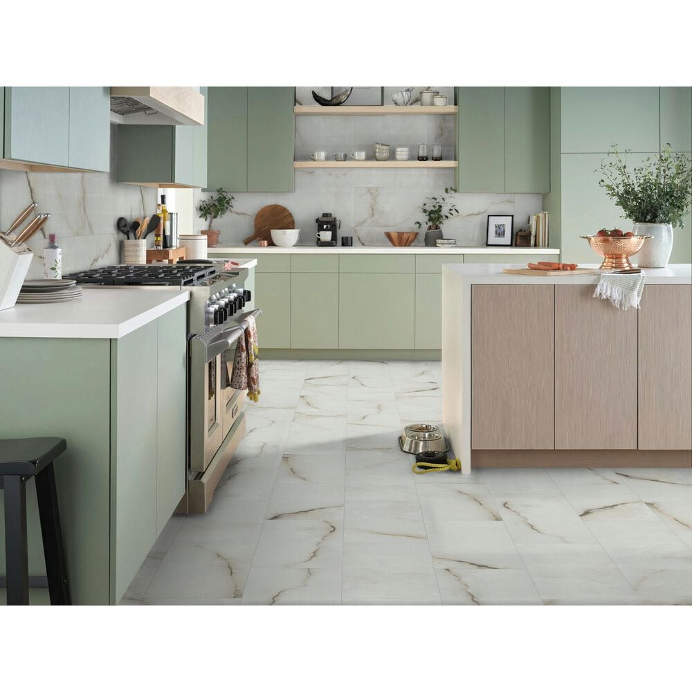 Shaw Astoria Oyster 12" x 24" Polished Porcelain Tile, , large