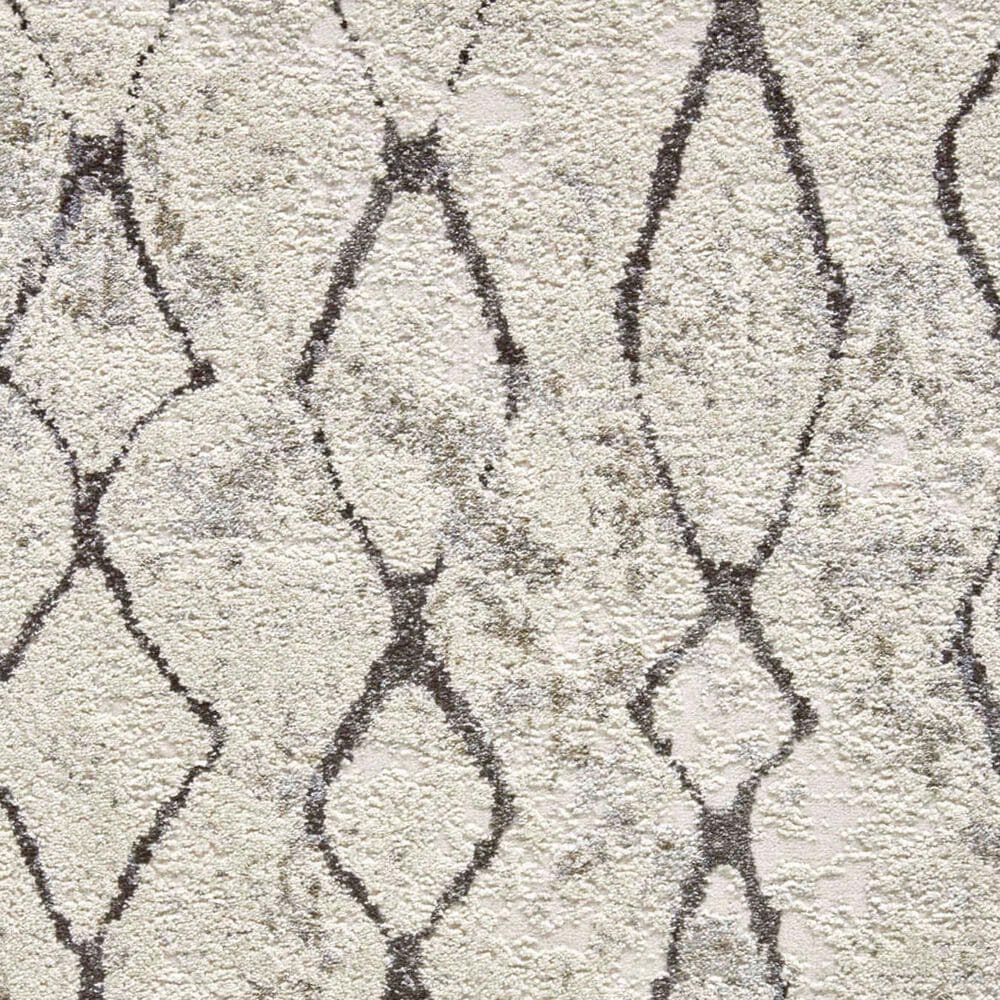 Feizy Kano 6&#39;7&quot; x 9&#39;6&quot; Sand and Charcoal Area Rug, , large