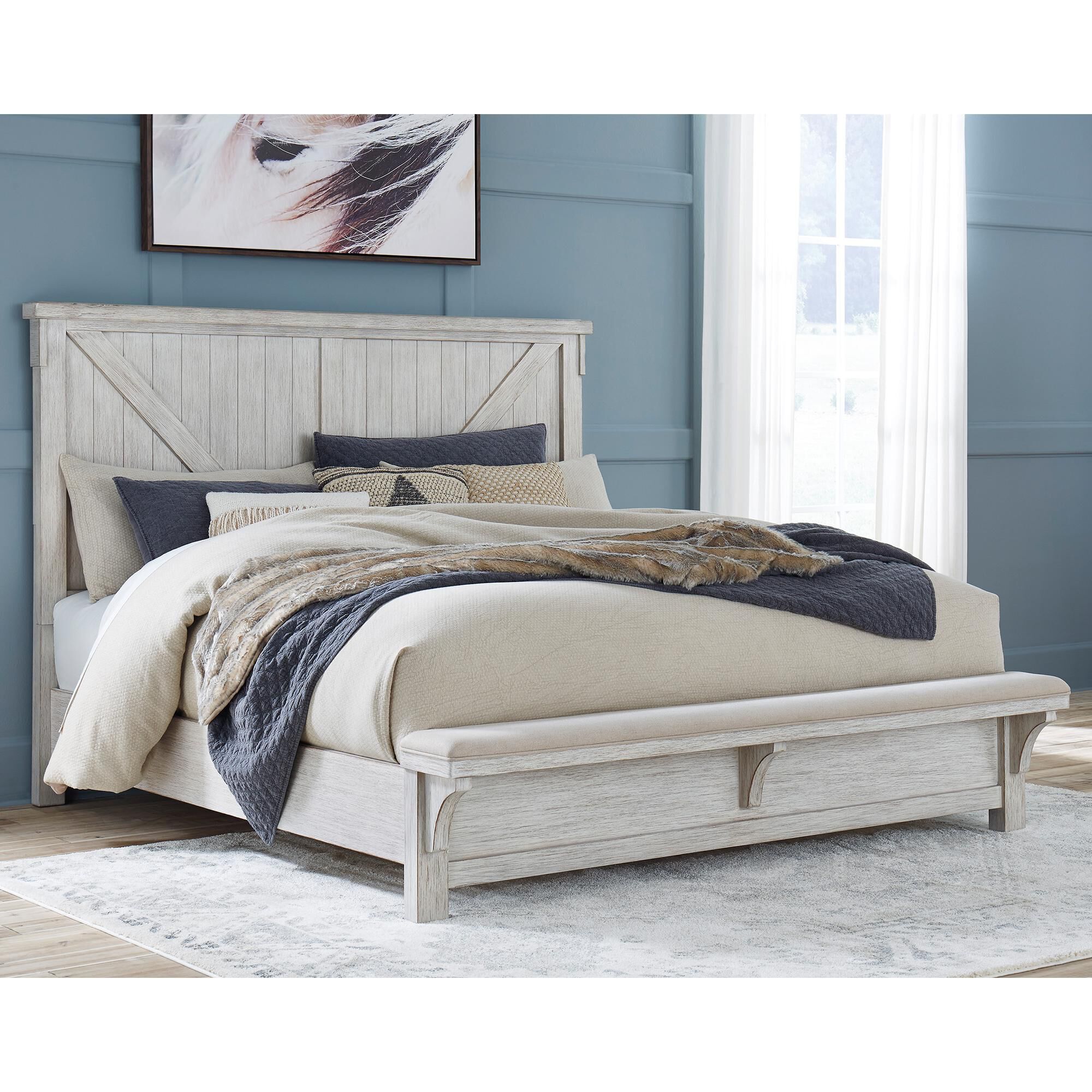Nfm king top bed frame