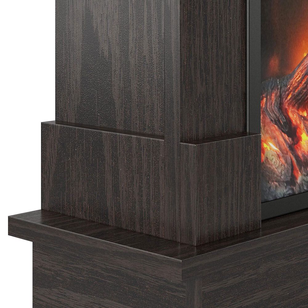 DHP Euclid Fireplace Mantel in Espresso, , large