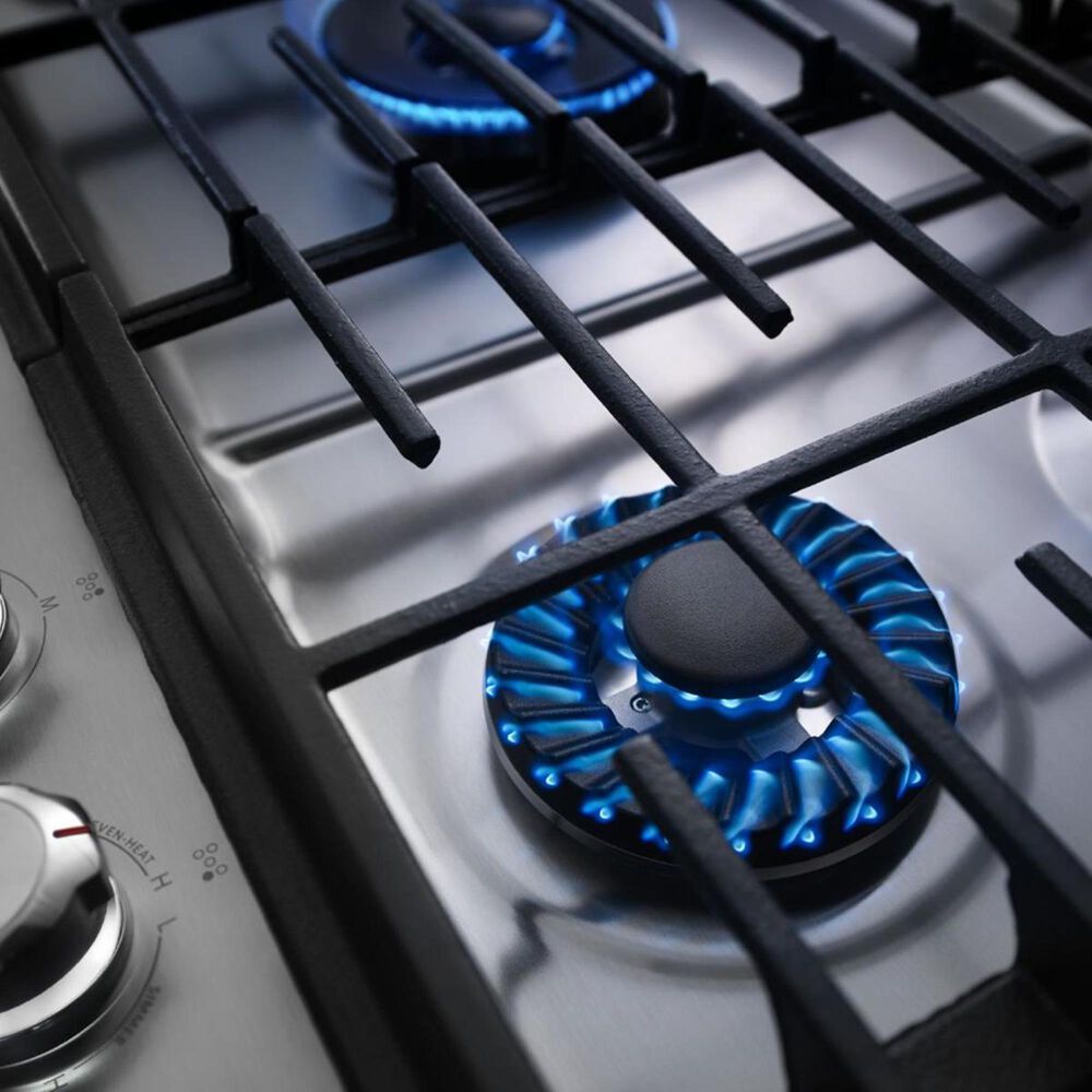 KitchenAid 36'' 5Burner Gas Cooktop with Griddle Nebraska Furniture Mart