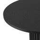 GARVEE 47" Round Industrial Dining Table in Black - Table Only, , large