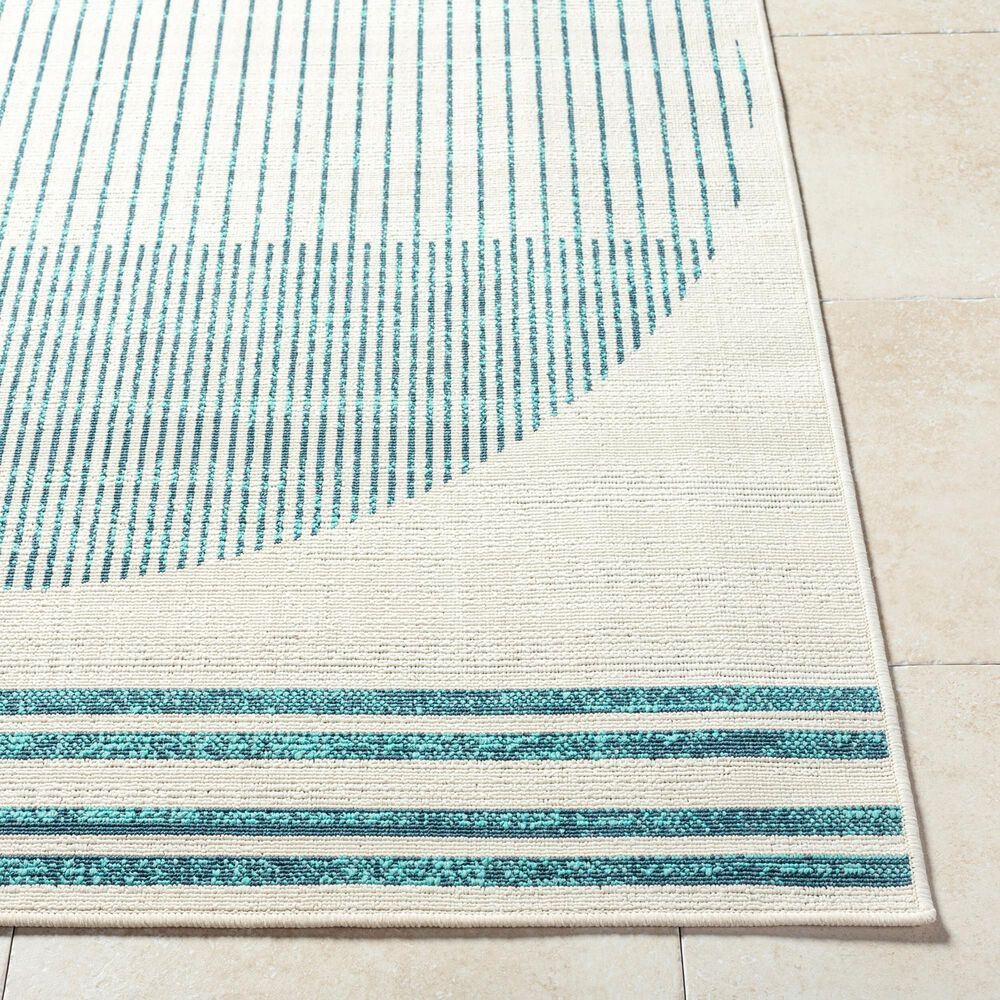 Surya Alfresco 2&#39;5&quot; x 4&#39;5&quot; Light Silver, Beige, Nickel and Pewter Indoor/Outdoor Area Rug, , large
