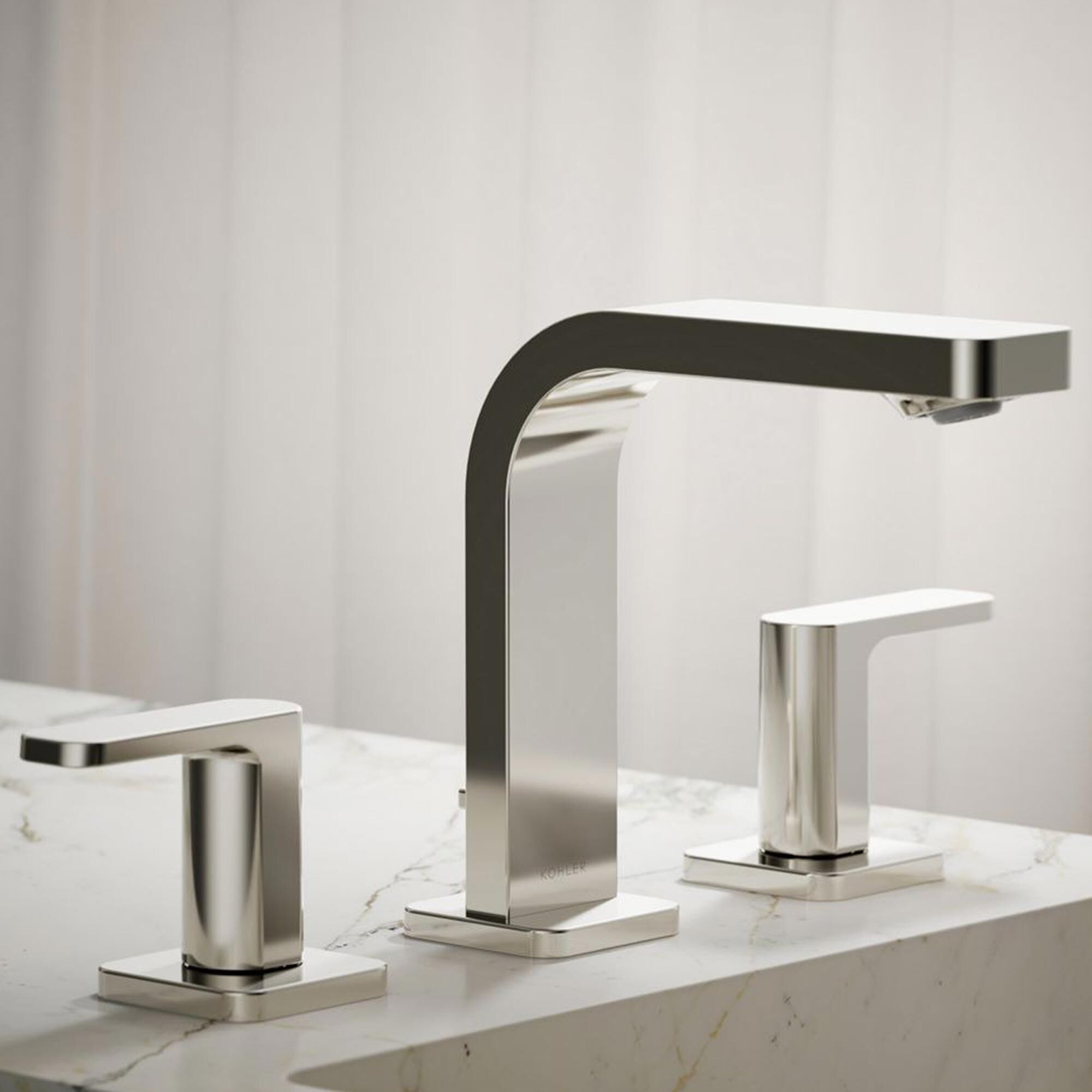 Kohler Parallel Widespread Bathroom Sink Faucet in Vibrant
