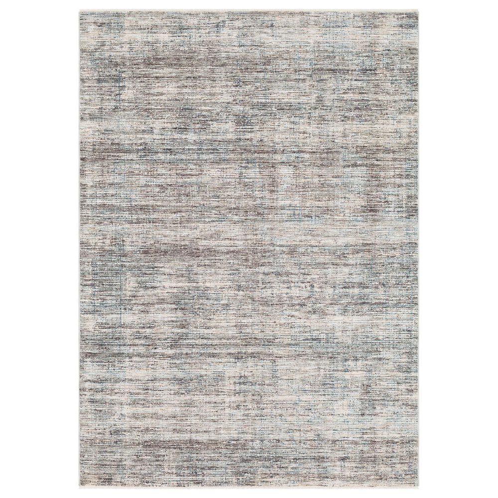 Surya Presidential PDT-2308 7"9" x 10"3" Gray, Charcoal and Blue Area Rug, , large
