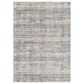 Surya Presidential PDT-2308 7"9" x 10"3" Gray, Charcoal and Blue Area Rug, , large
