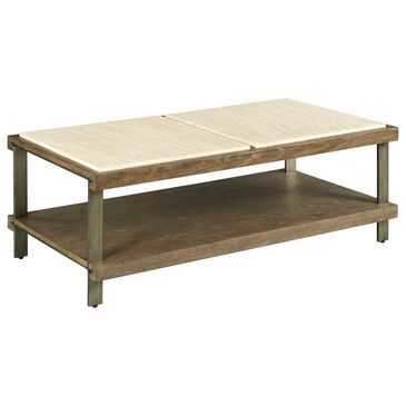 American Drew Amara Coffee Table in Rich Taupe and Marble Top, , large