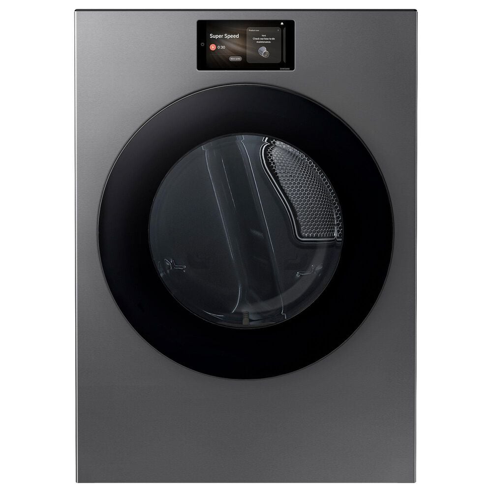Samsung Bespoke 7.6 Cu. Ft. Ultra Capacity Front Load Electric Dryer with AI Home and AI OptiDry+ in Dark Steel, , large