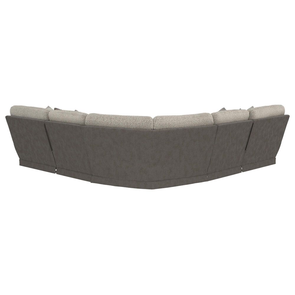 Catnapper Rendezvous 5-Piece Power Reclining Symmetrical Sectional in Slate and Fawn, , large