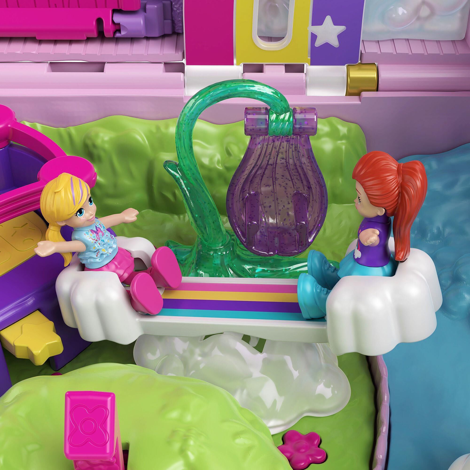Mattel Polly Pocket Unicorn Party Playset Nebraska Furniture Mart