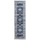 Central Oriental Rugease Velveteen Raquel Navy and Light Blue 2"3" x 6" Runner, , large
