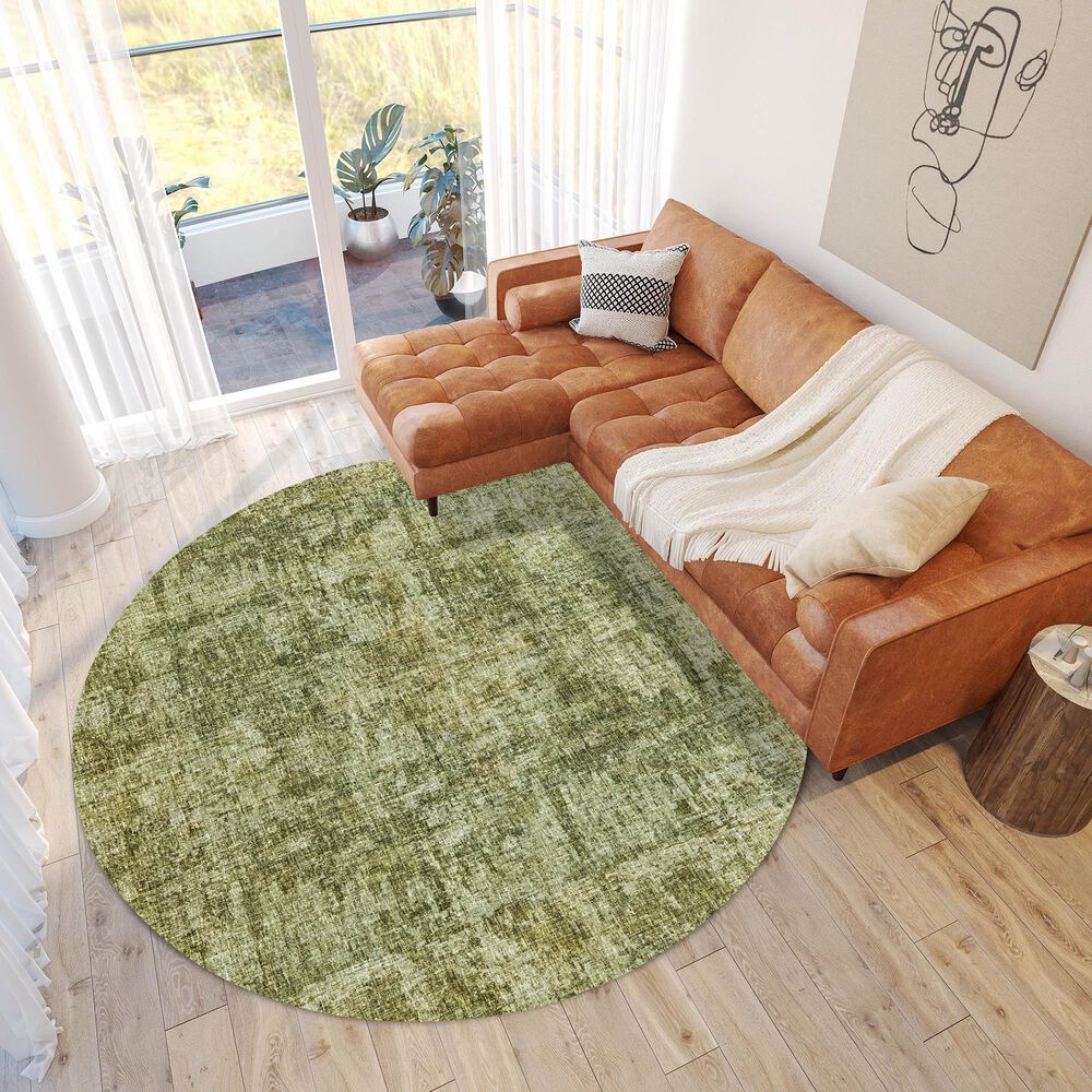 Dalyn Rug Company Boca BO9 Aloe 8&#39; Round Area Rug, , large