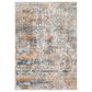 Surya Presidential PDT-2305 3"3" x 5" Blue, Gray and Orange Area Rug, , large