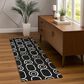Dalyn Rug Company The Reserve TR6 Black 2"3" x 7"6" Indoor/Outdoor Runner, , large
