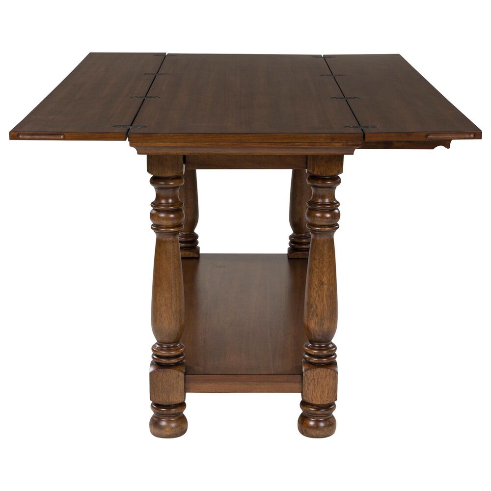 Ashley Sturlayne Flip-Top Sofa Table in Rich Brown, , large