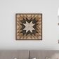 Maple and Jade 30" x 30" Southwest Abstract Wall Decor in Brown, White and Gray, , large