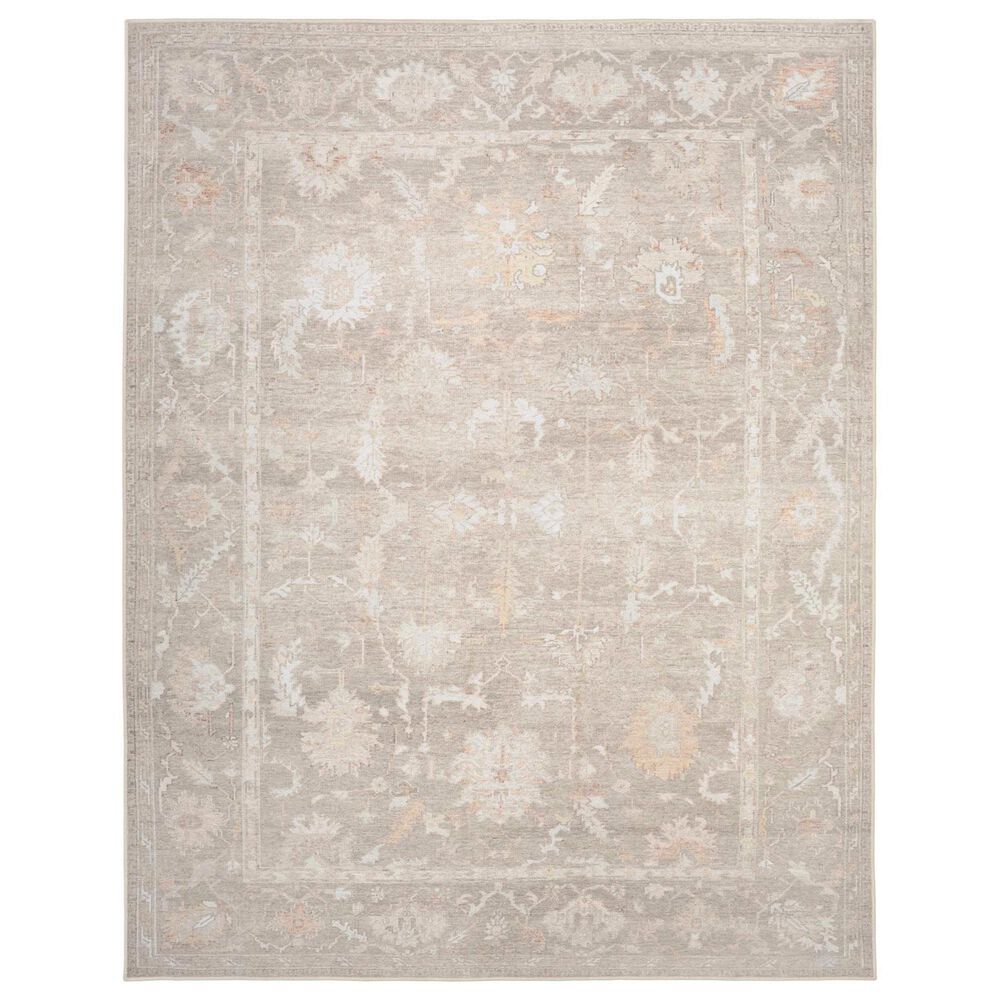 Nourison Vintage Washables Grey 9"10" x 13"2" Area Rug, , large