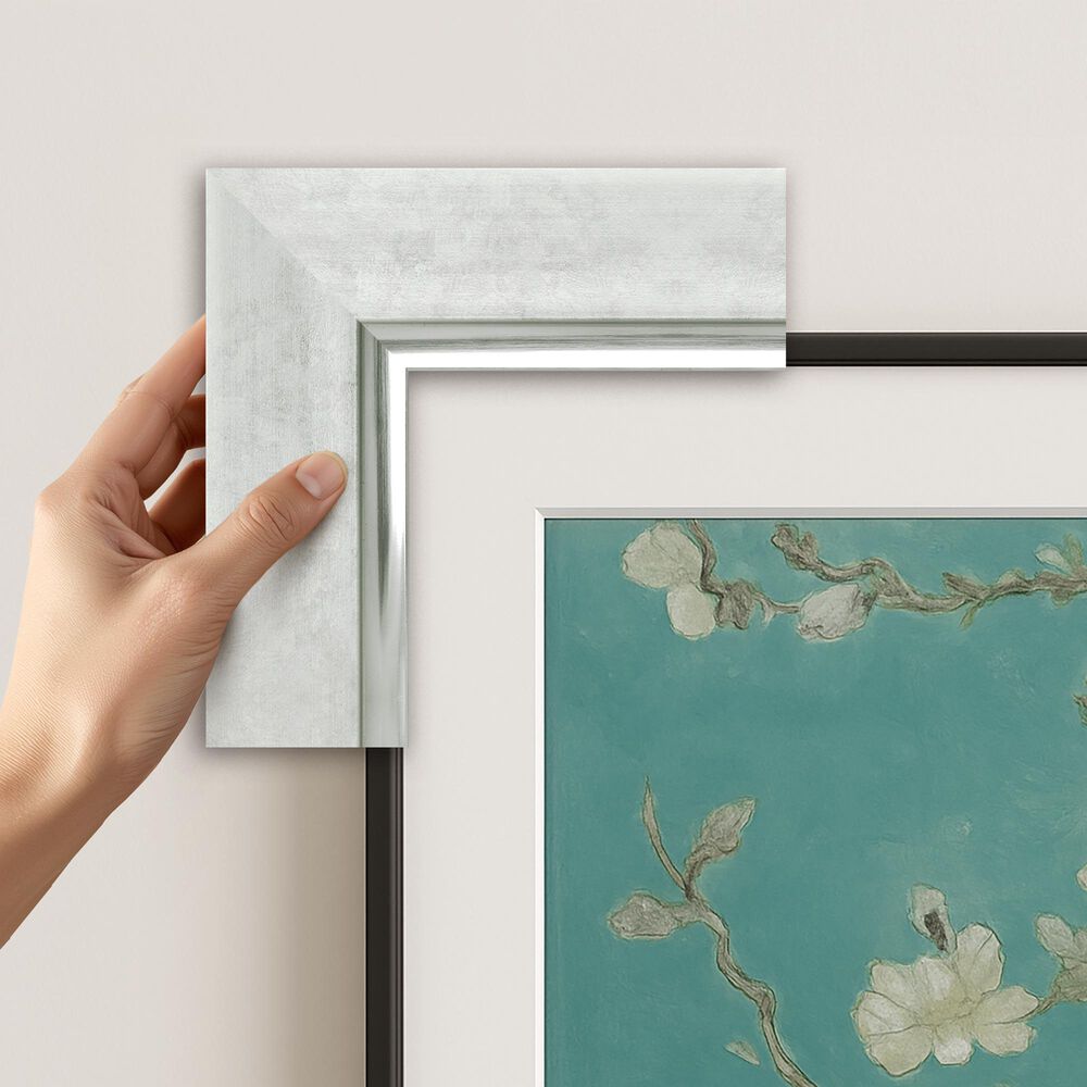 Deco TV Frames Premiere 75" Frame Bezel for Samsung the Frame TV in Contemporary Silver, , large