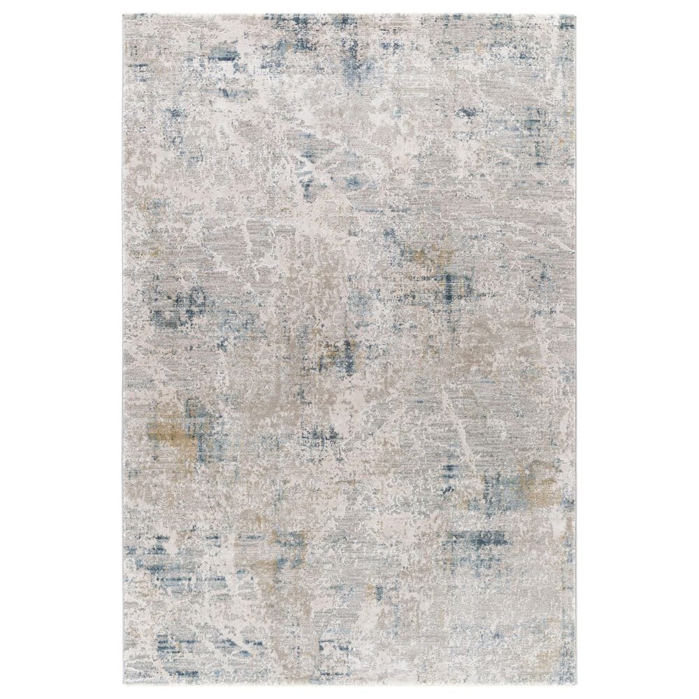 Surya Brunswick 5" x 7"5" Blue, Sage, Olive and Gray Area Rug, , large