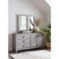 Urban Home Boho Chic Dresser Mirror in Washed White, , large
