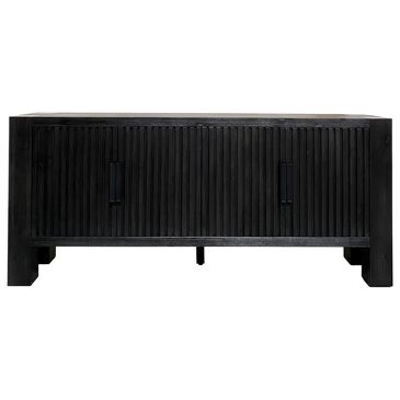 Nest Home Reed 4-Door Sideboard in Ebony Black, , large