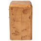 Baxton Studio Nebu 2-Drawer Nightstand in Natural Mappa Burl, , large