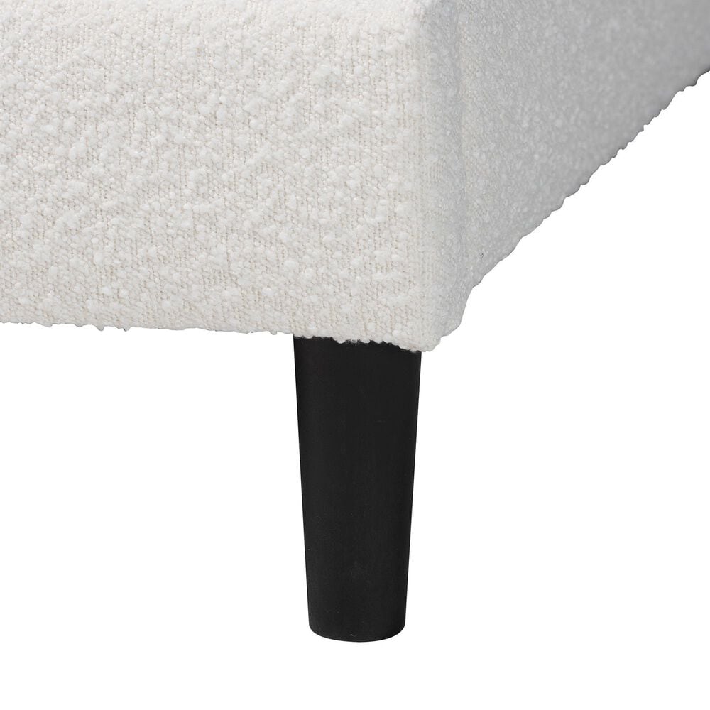 Baxton Studio Dalton Queen Upholstered Platform Bed in Cream, , large
