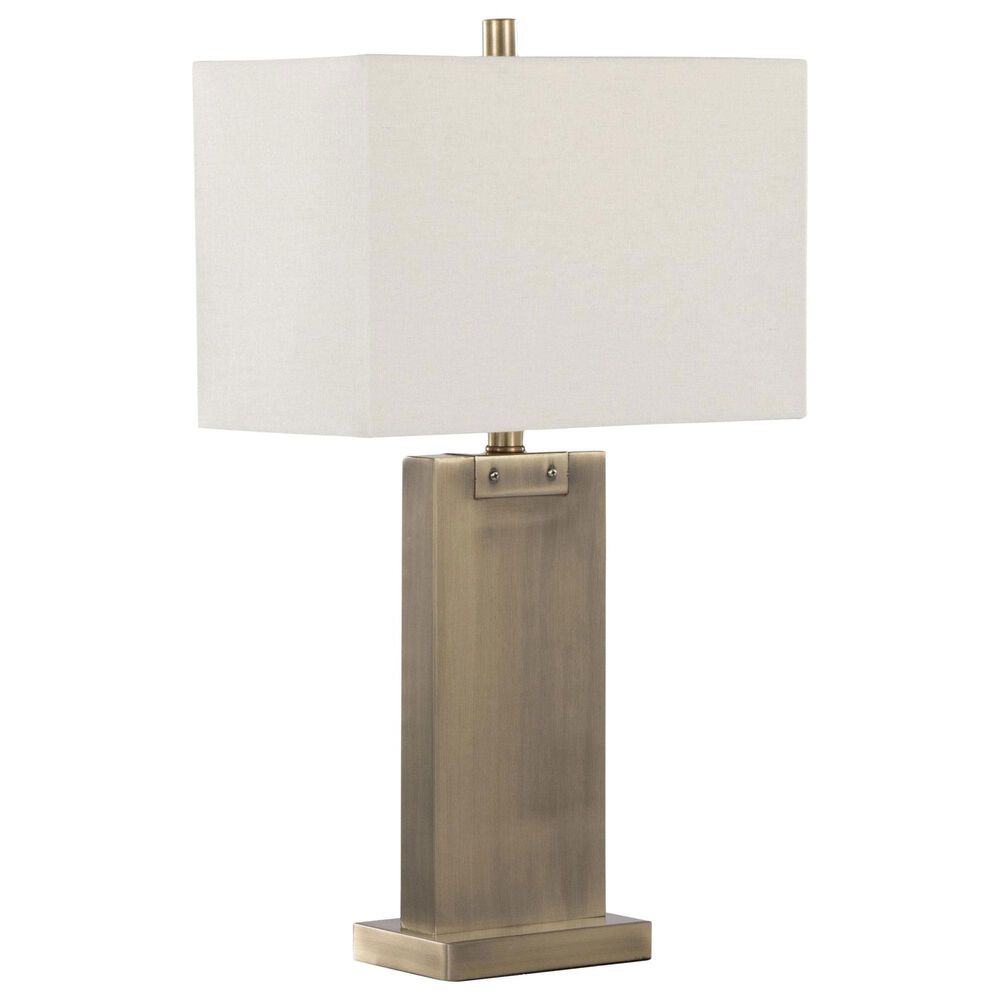 Grandview Gallery Royce Metal Table Lamp in Antique Brass, , large