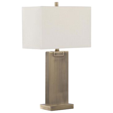 Grandview Gallery Royce Metal Table Lamp in Antique Brass, , large