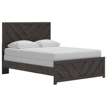 Ashley Prendonea Queen Panel Bed in Dark Charcoal, , large