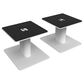 Kanto 6" Universal Desktop Speaker Stands with Cable Management in White (Set of 2), , large