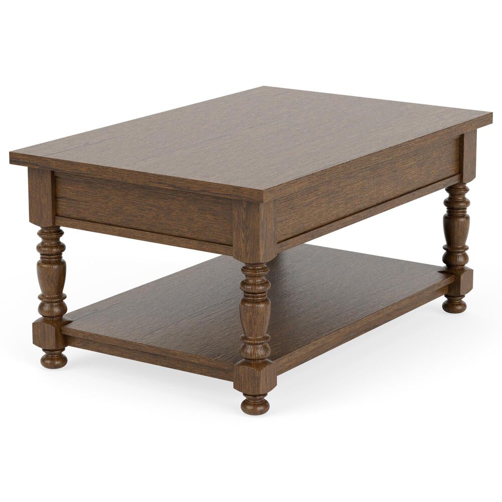 Riverside Furniture Eastlake Lift Top Cocktail Table in Whiskey Oak, , large