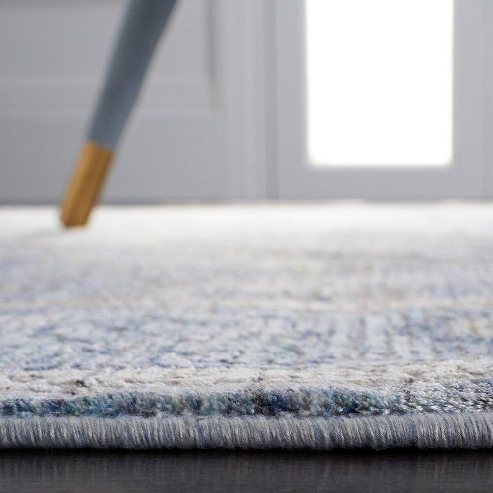 Safavieh Dream DRM402J 6&#39;7&quot; Square Grey and Turquoise Area Rug, , large