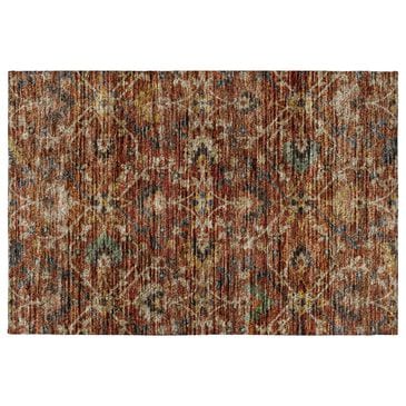 Dalyn Rug Company Silk Road Paprika, Copper, Gold, Sage, Navy and Beige 2"6" x 3"10" Area Rug, , large