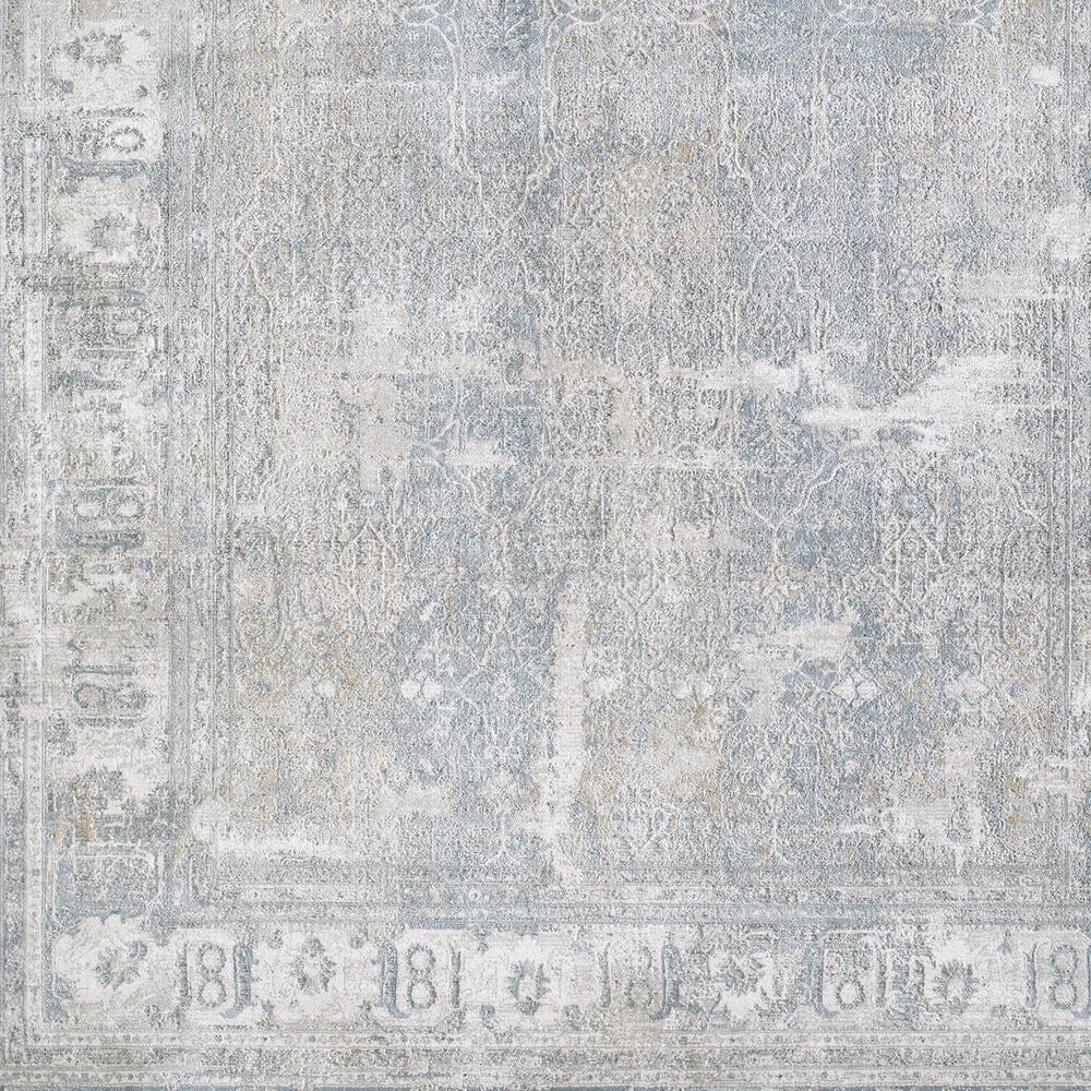 Surya Brunswick Cream, Light Gray, Charcoal, Light Brown and Mustard 6&#39;7&quot; x 9&#39;6&quot; Area Rug, , large