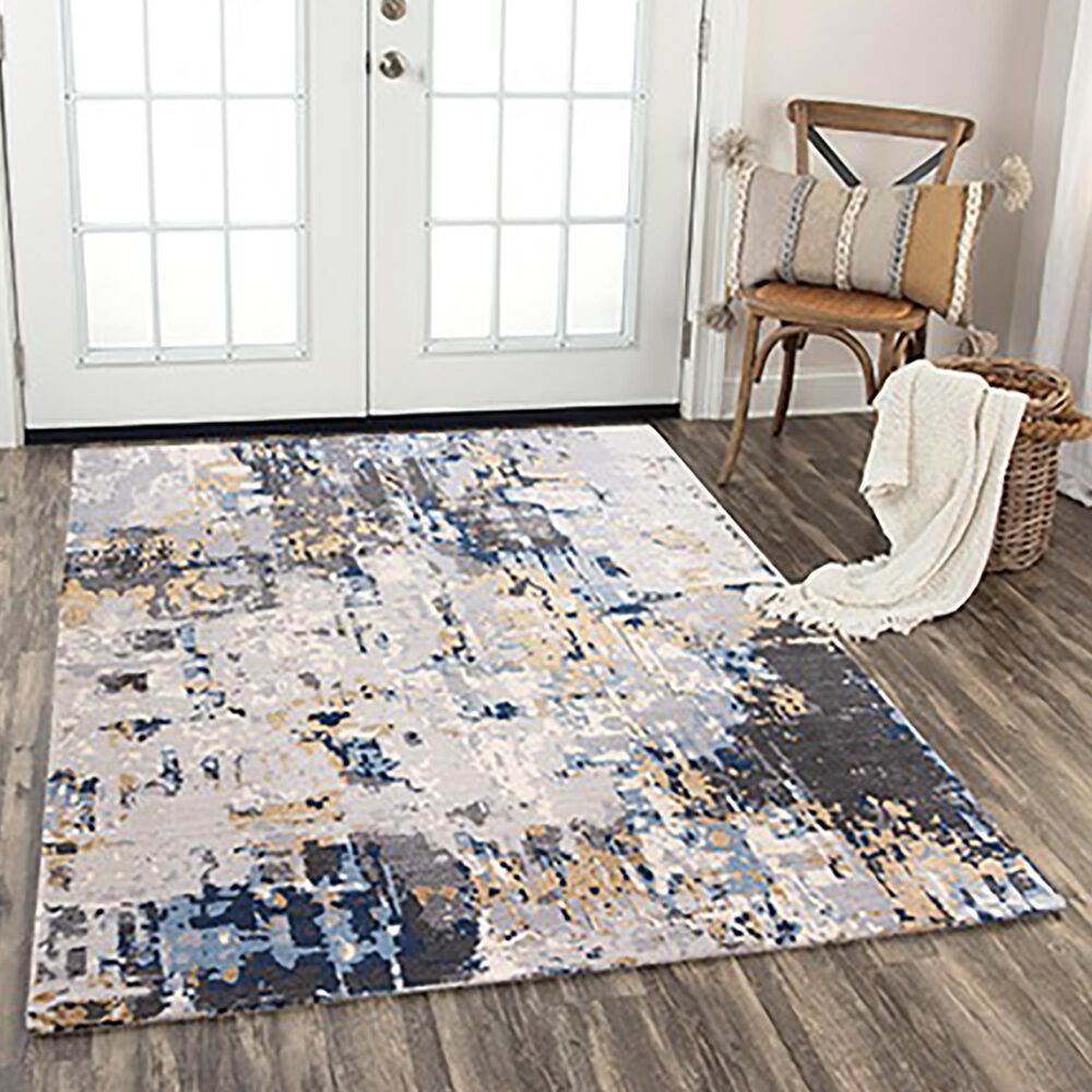 RIZZY Bolero BOL727 10&#39; x 13&#39; Ivory, Beige, Blue and Light Gray Area Rug, , large