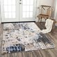 RIZZY Bolero BOL727 10" x 13" Ivory, Beige, Blue and Light Gray Area Rug, , large