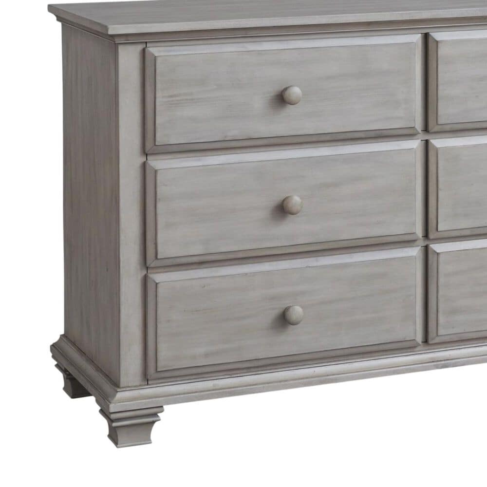 Oxford Baby Kenilworth 6 Drawer Dresser in Stone Wash, , large