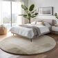 Dalyn Rug Company Pacifica PA5 8" Round Khaki Area Rug, , large