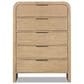 Furniture of America Hayes 5-Drawer Chest in Natural, , large