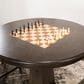 SUNSET Vegas 5-Piece Round Game Table Set in Smoke Gray, , large