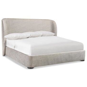 Bernhardt Geneve King Wingback Bed in Tan, , large