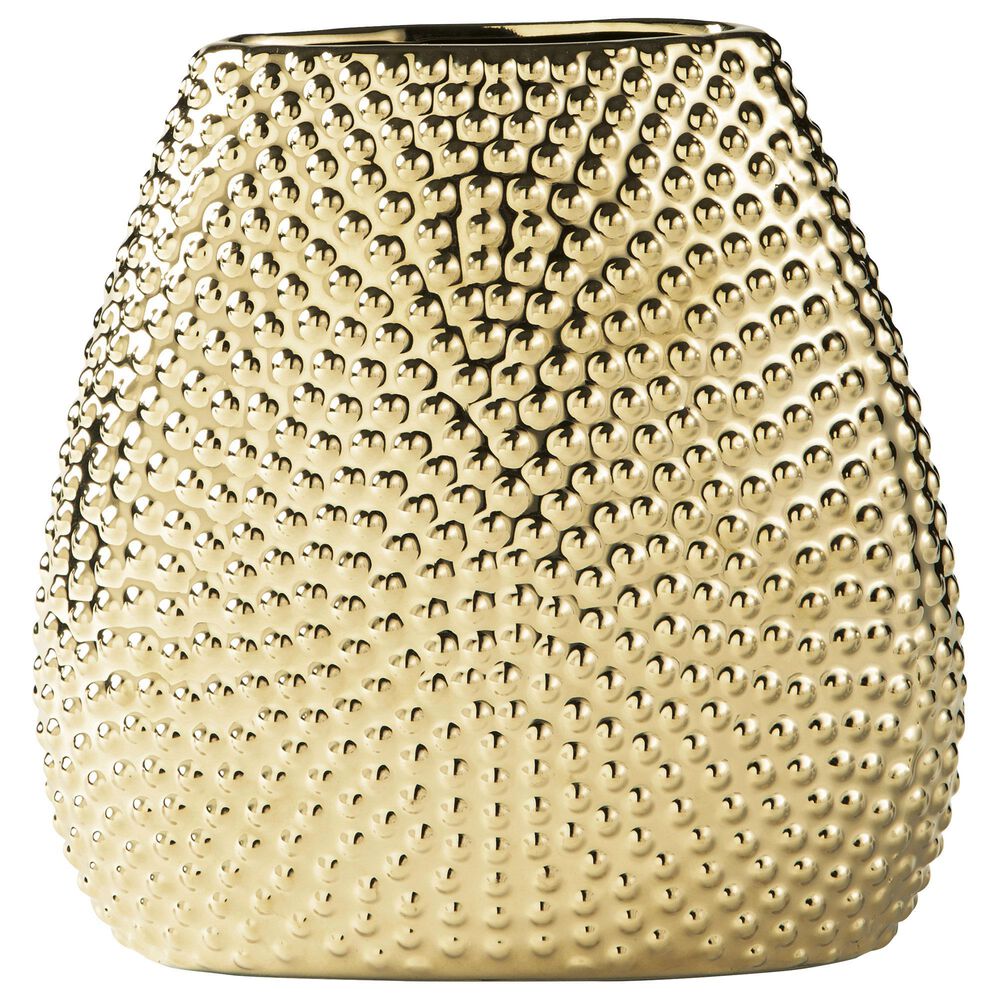 Ashley Efim 8&quot; Vase in Gold, , large