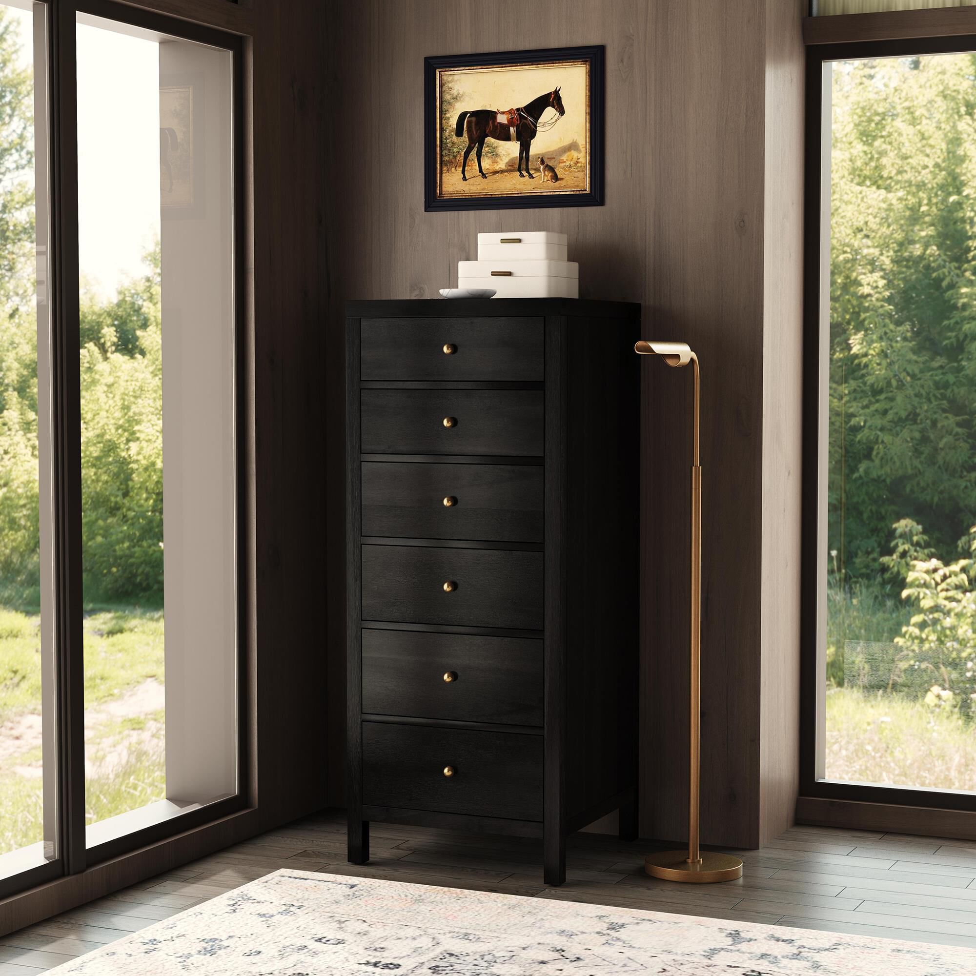 Butler Specialty Company Nora 6-Drawer Lingerie Chest in Antique