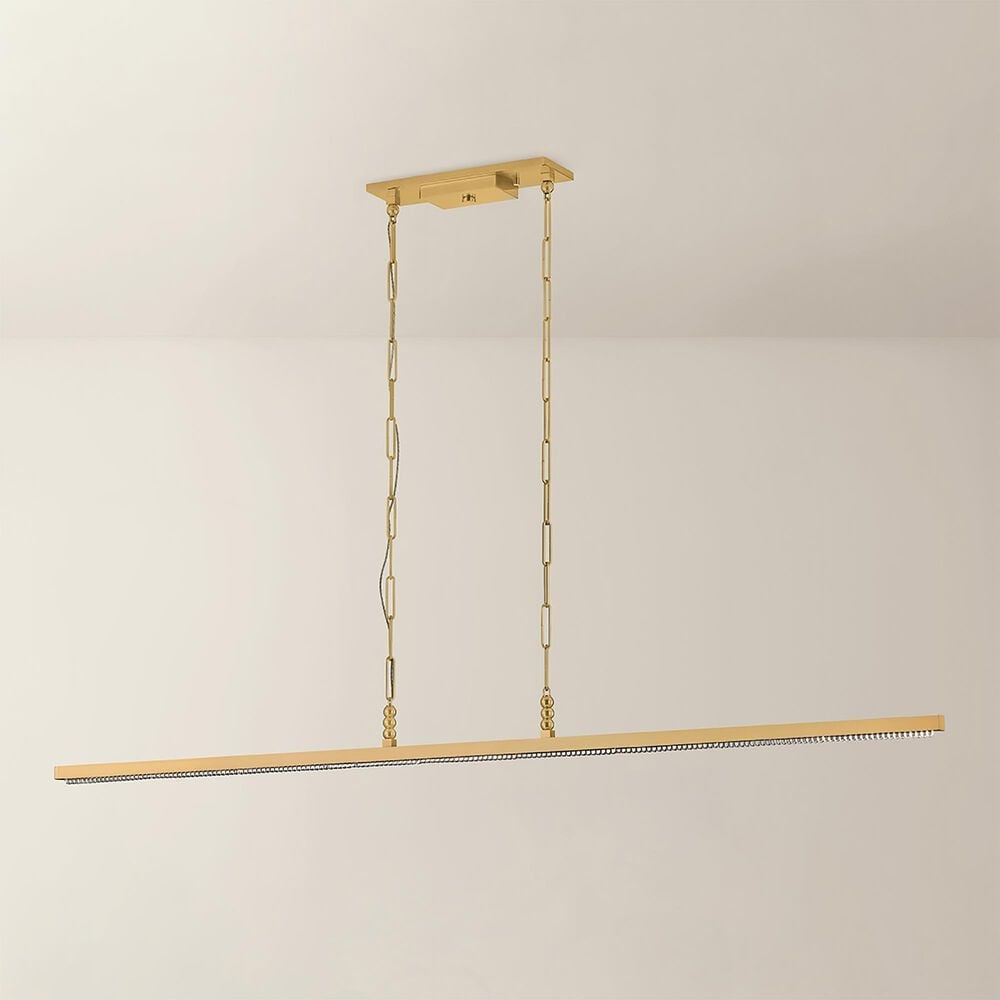 Corbett Lighting Cortina 1-Light Linear in Vintage Brass, , large