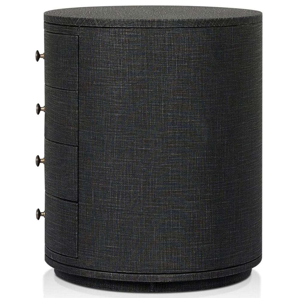 Four Hands Amelia 4-Drawer Nightstand in Black, , large