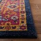 Safavieh Evoke EVK275S 10" x 14" Fuchsia and Orange Area Rug, , large